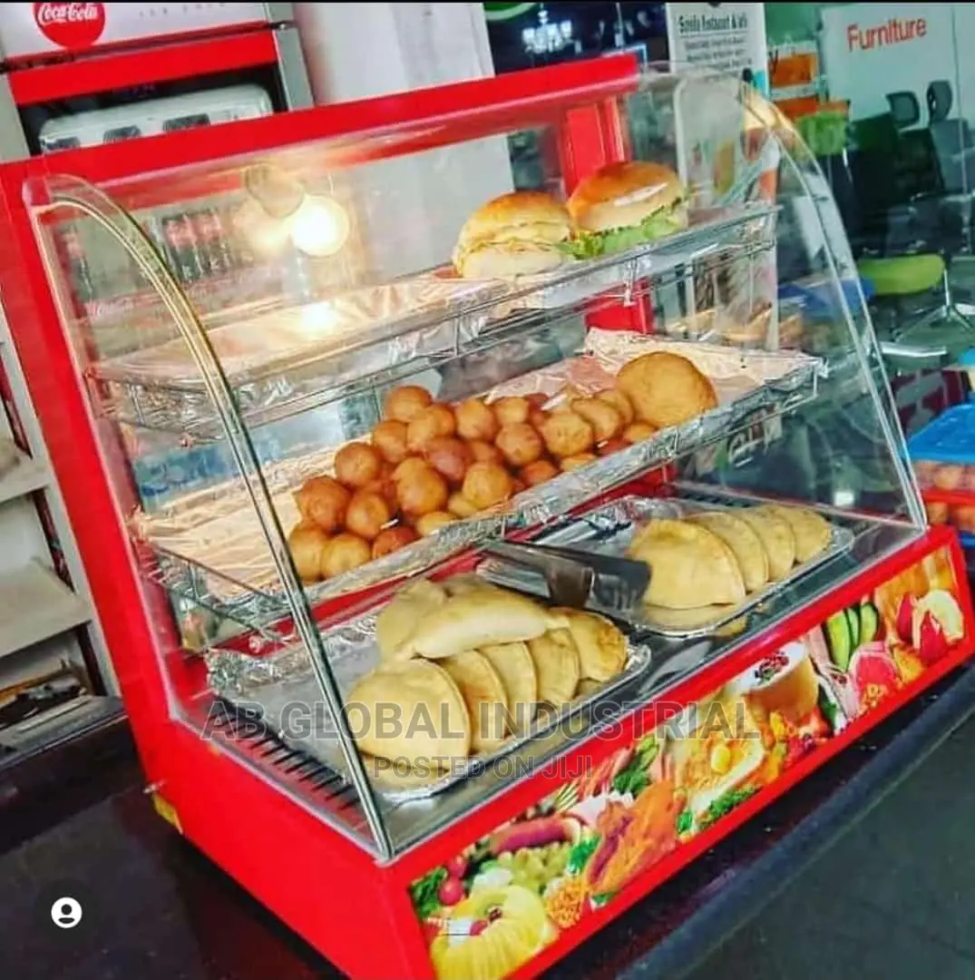2 Plates Snacks Display Warmer