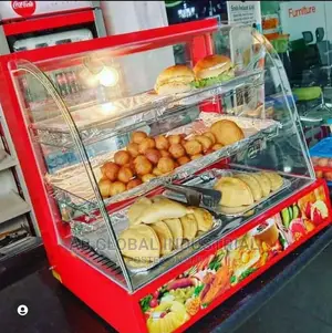 2 Plates Snacks Display Warmer