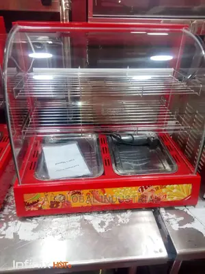 2 Plates Snacks Display Warmer