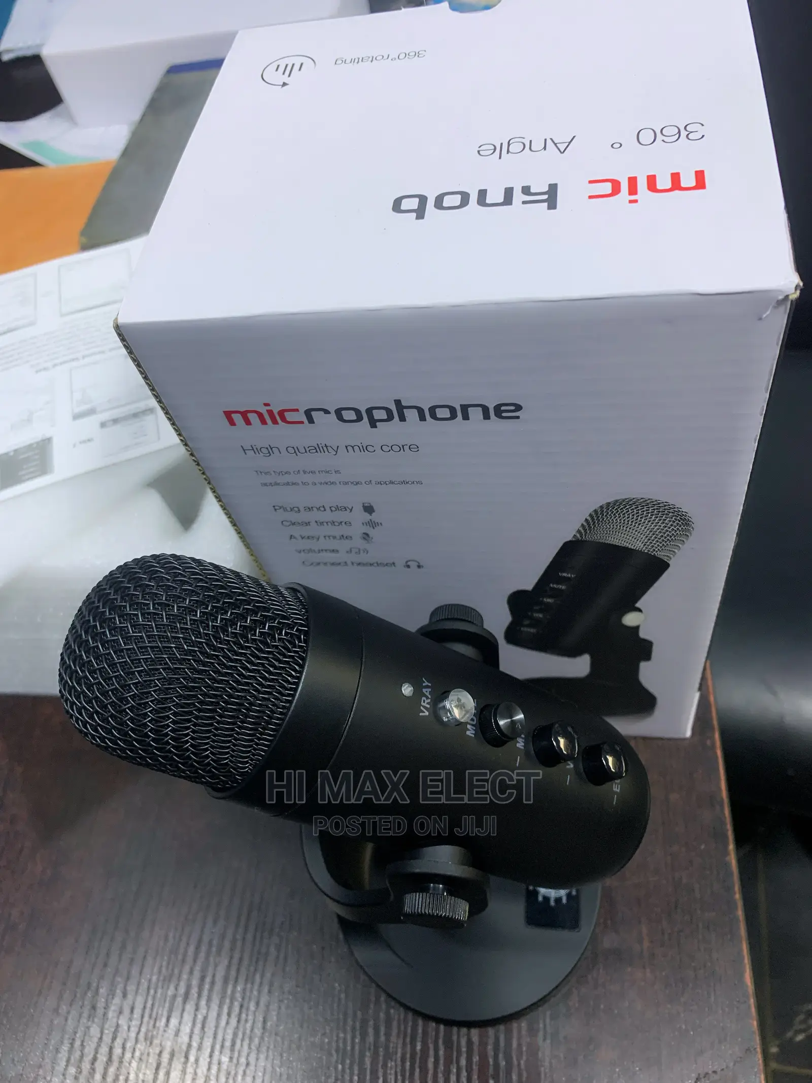 Pro Desktop Live Microphone Mc-Pw9