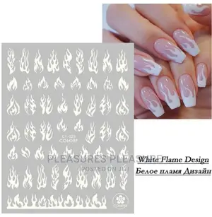 Glow in the Dark Luminous Butterfly Rose Nail Stickers