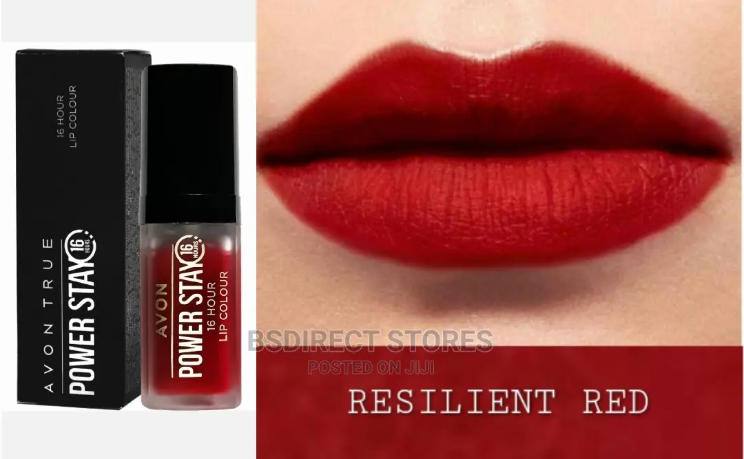 Avon True Colour RESILIENT RED Power Stay Lip Colour
