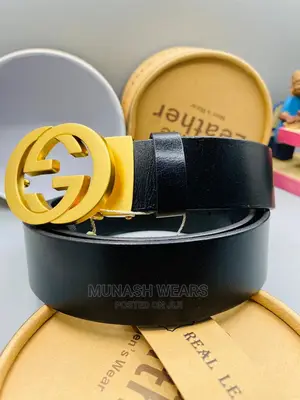 Men Luxury Leather Belt