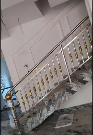 Stainless Handrail With Crystal Lag and Cumbi