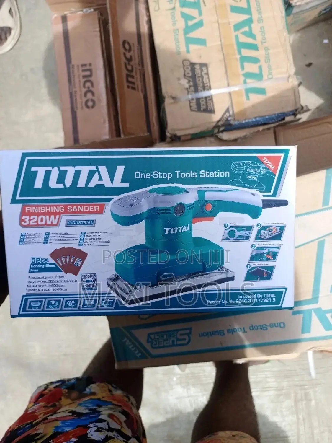 Total Finishing Sander Machine
