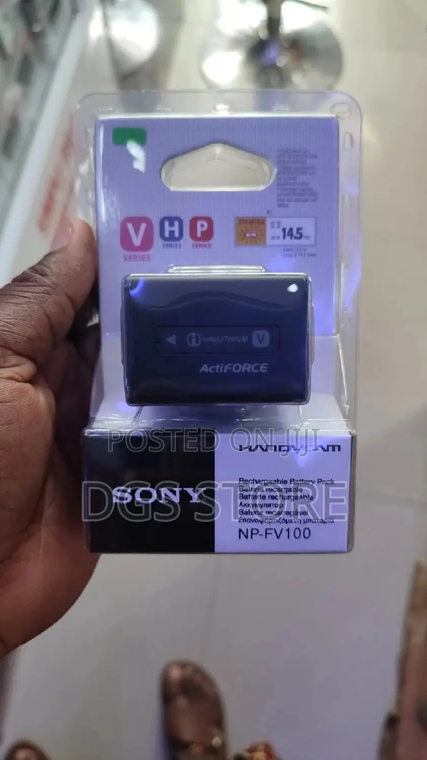 Sony v Fv100 Camera Battery