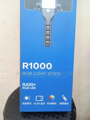 LED R1000 RGB Video Light Stick With Battery and Charger