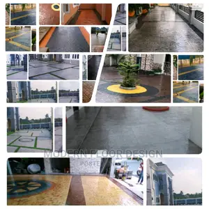 Custom Brick Modern Stamps Floor