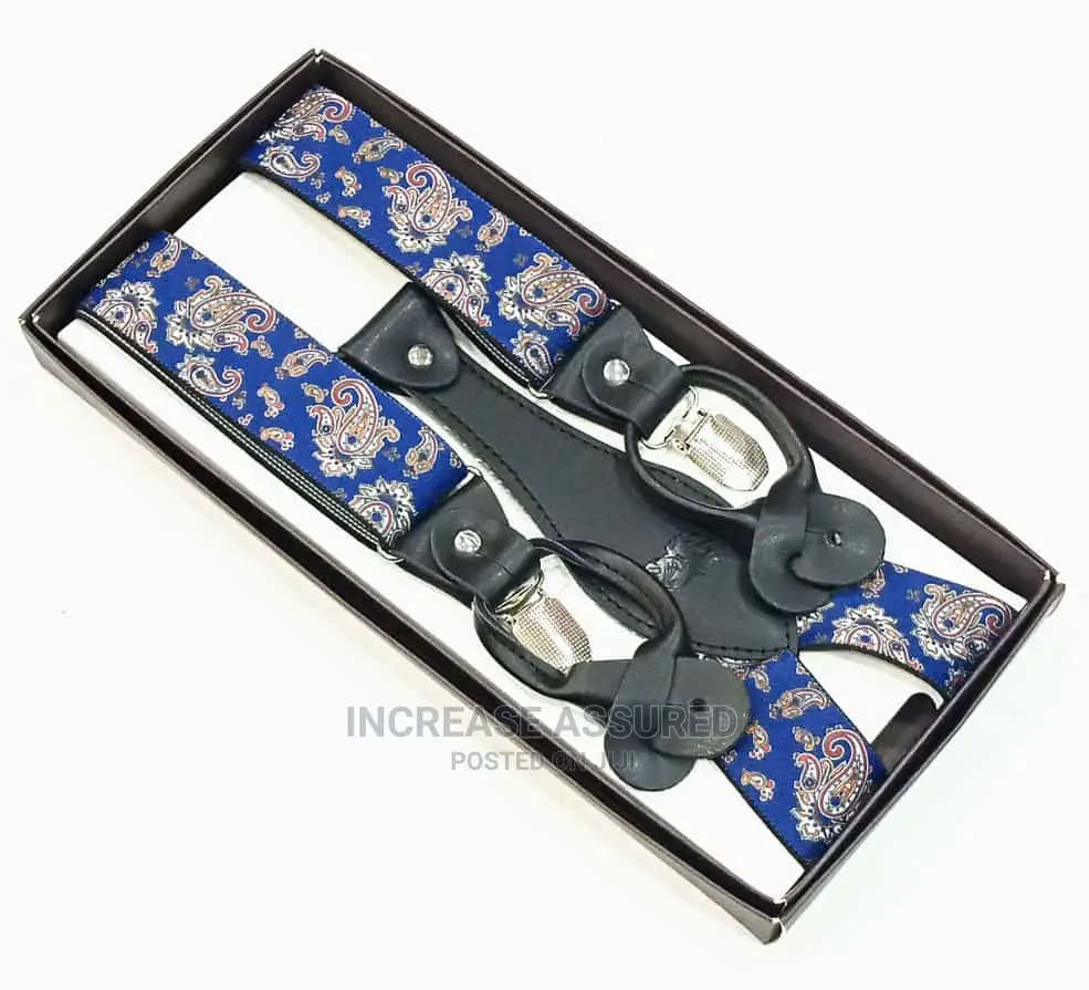 Patterned Luxury Suspender for Men