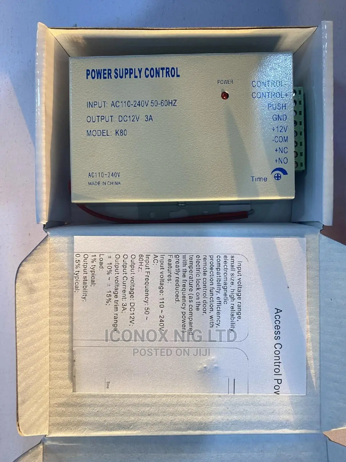 Mini 12V 3A Access Control Power Supply Box