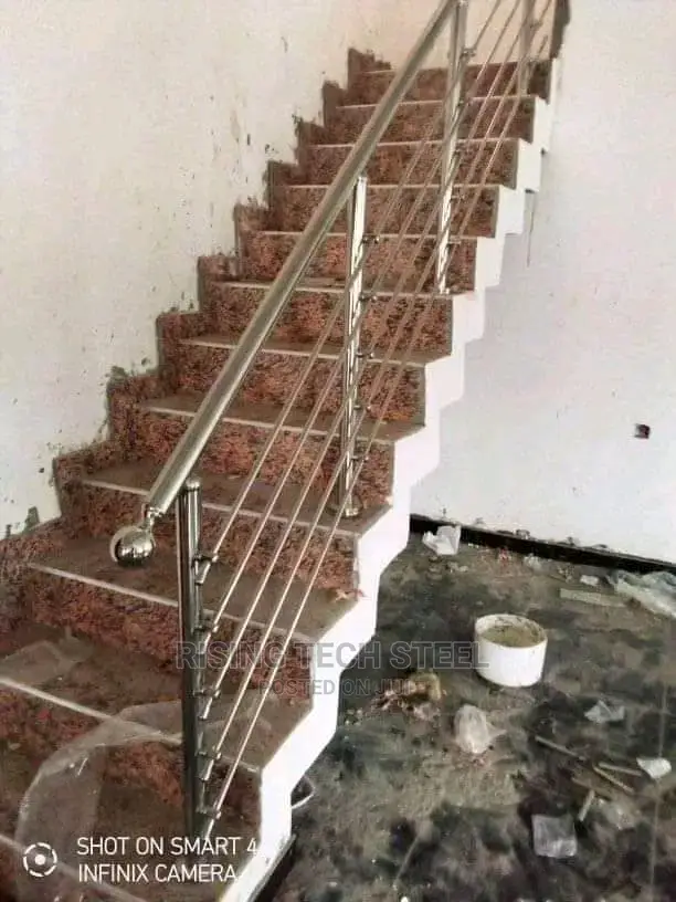 Stainless Handrail Staircase Noub Work