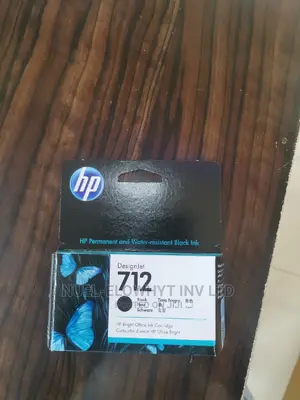HP 712 38-Ml Black Designjet Ink Cartridge (3ED70A)