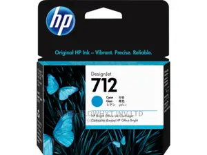 HP 712 29ml Cyan Designjet Ink Cartridge, 3ED67A