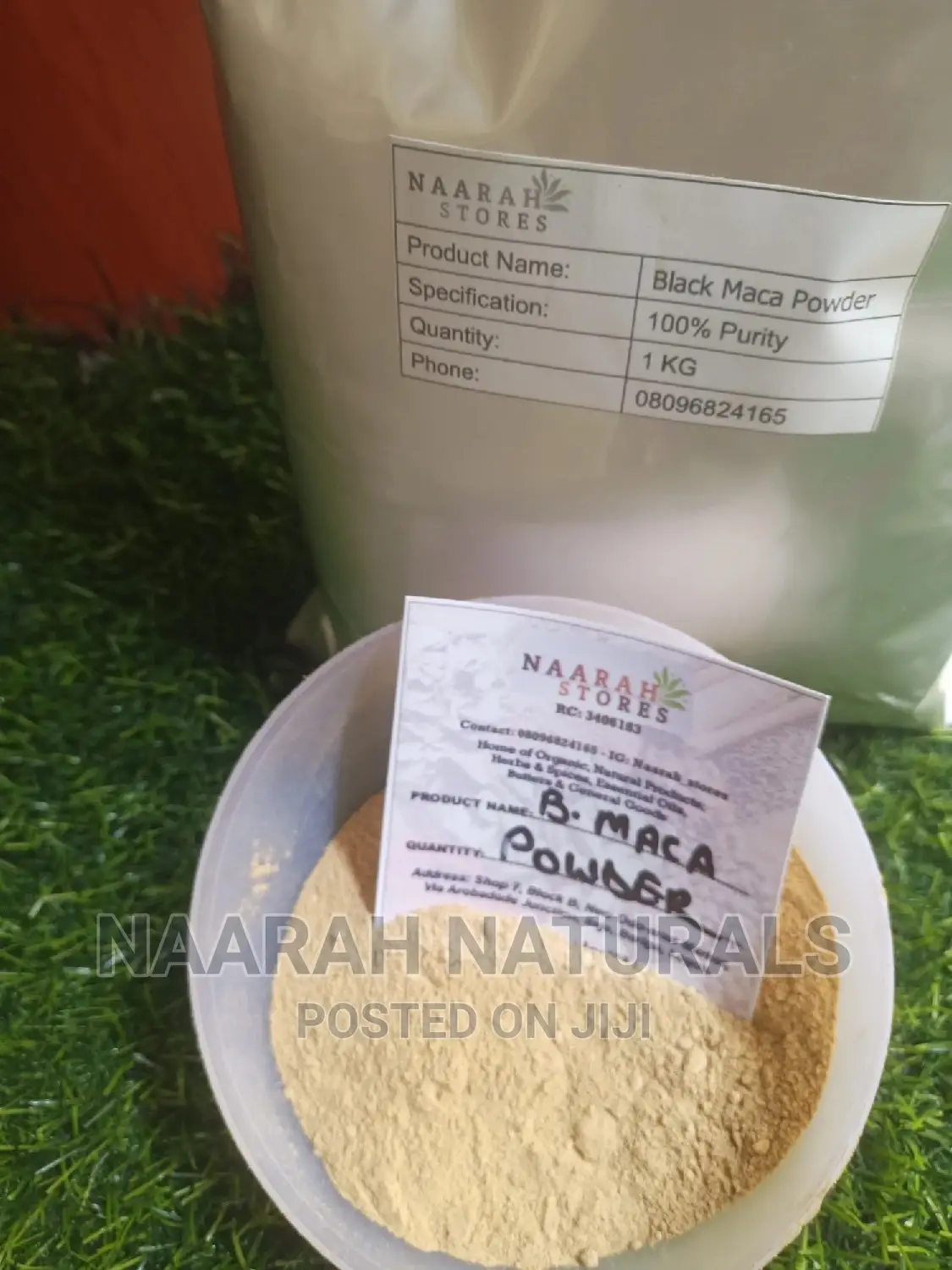 Yellow and Black Maca Powder - 250grms