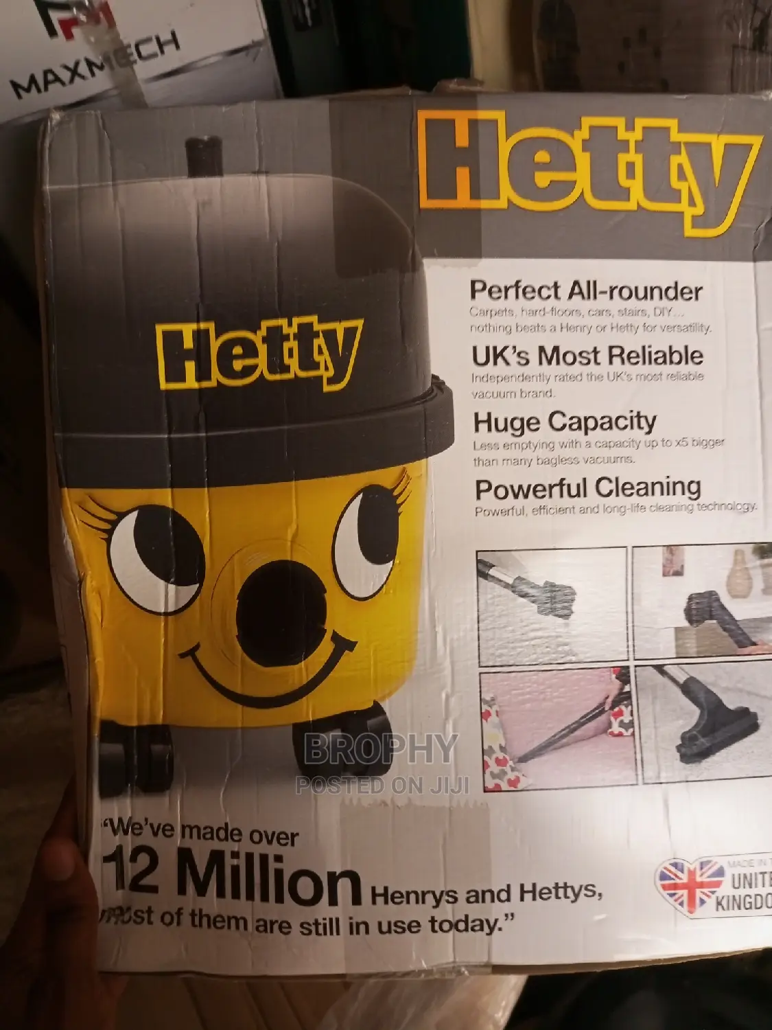 Hetty Corded Bagged Cylinder Vacuum Cleaner