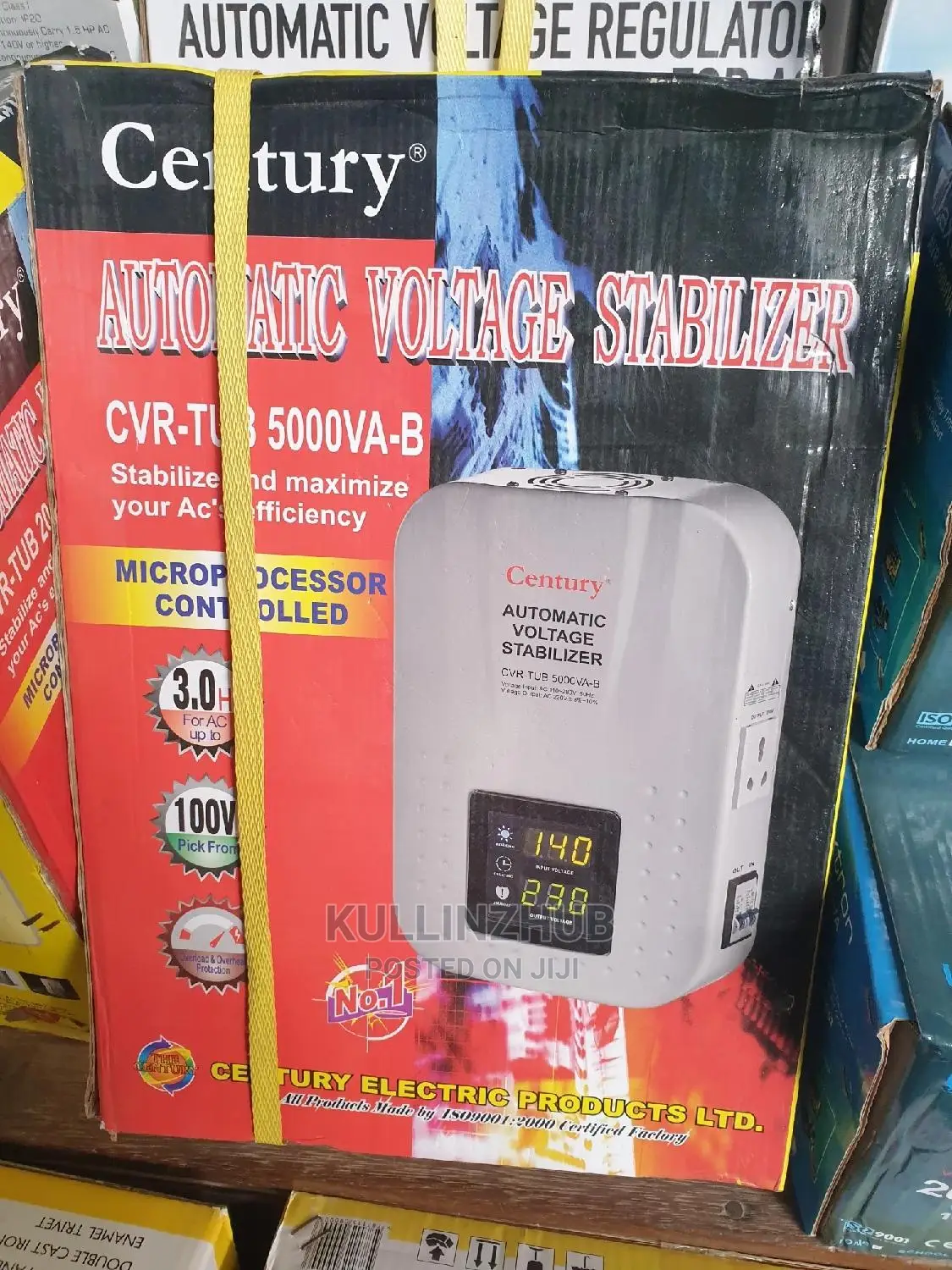 Century Wall 5kva Automatic Voltage Digital Stabilizer