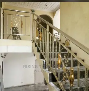 Stainless Handrail Use With X Flowers and Good Cumbi 304pipe