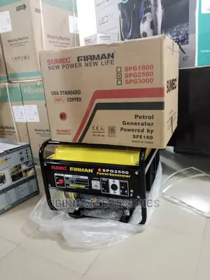 Brand New Sumec Fieman(Spg2509)2.5kva Generator/100% Copper/