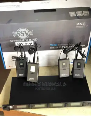 Photo - Ssv Professional 4in1 Wireless Tie Microphone