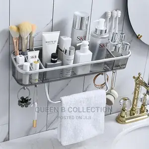 Bathroom Shelf With Hanger