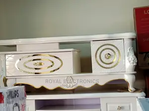 Generic Royal Imported Tv Stand With Drawers and Marble Top