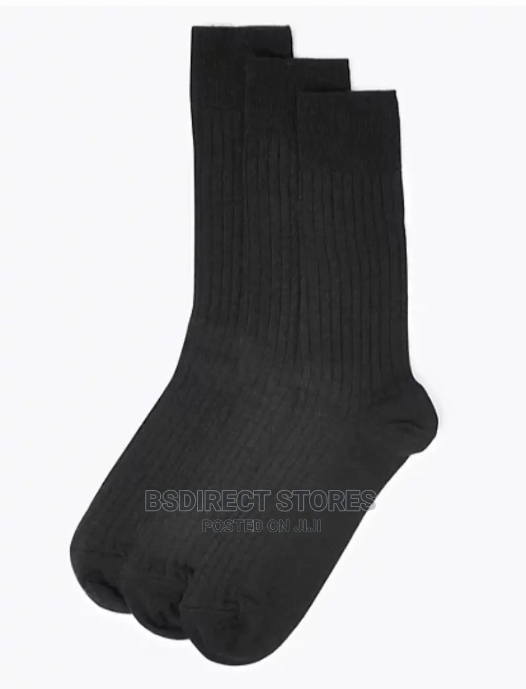 Marks And Spencer BLACK 3 Pack Luxury Lambswool Smart Socks