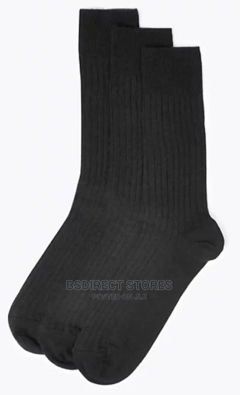 Marks And Spencer BLACK 3 Pack Luxury Lambswool Smart Socks