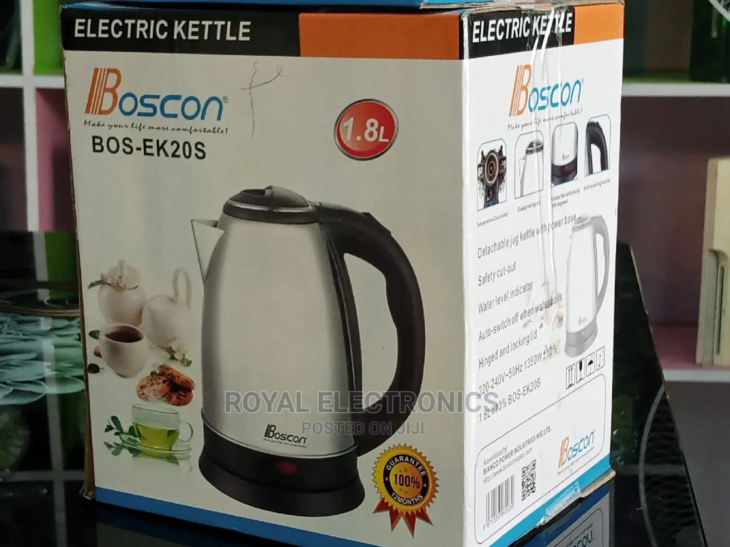 Classic Boscon(Bos-Ek20s) Electric Kettle