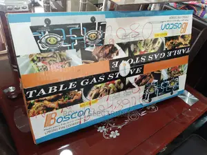 Brand New Boscon Glass Top Table Gas Stove