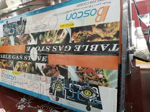 Very New Boscon Glass Top Table Gas Stove