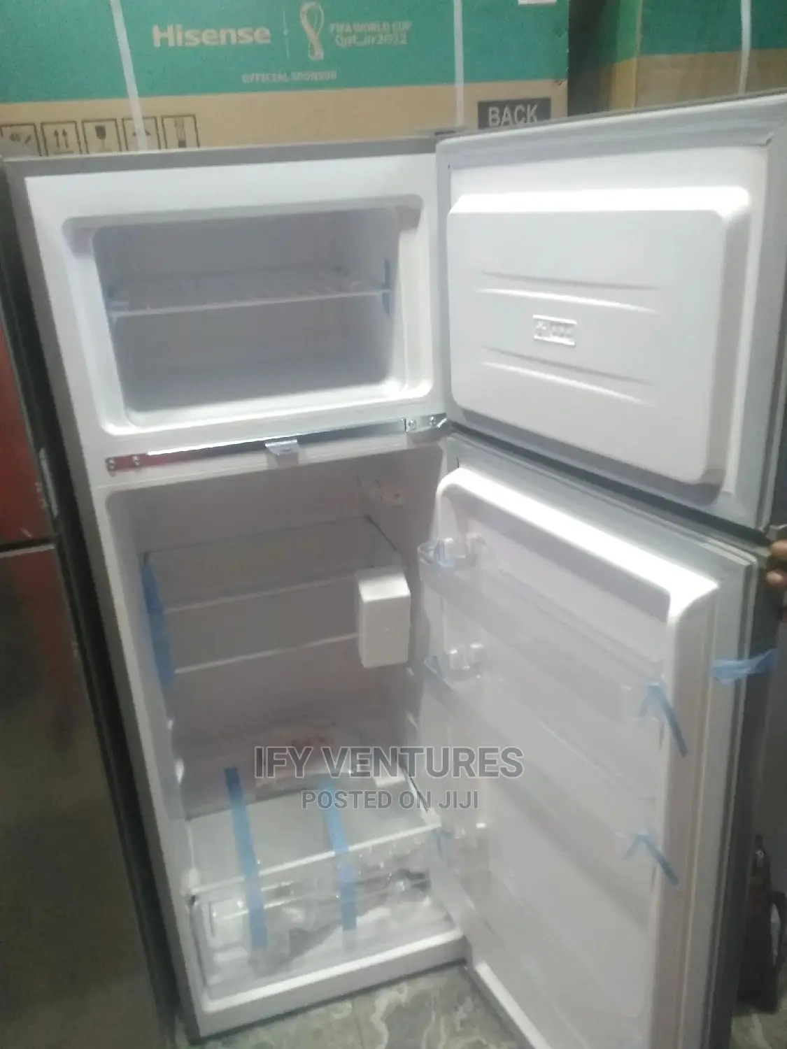Bruhm Double Door Refigertor Silver Color