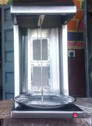 Industrial Stainless Gas Double Burner Shawarma Machine