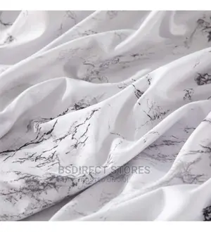 Bedsure Get Cozy Marble Pattern KING Duvet + 2 Pillowcases