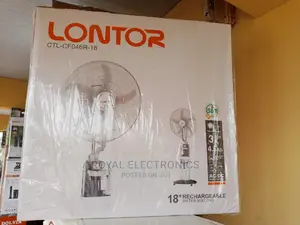 Brand New Lontor(Ctl-Cf046r-18) Rechargeable Water Mist Fan