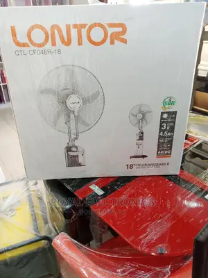 Latest Lontor(Ctl-Cf046r-18) Rechargeable Water Mist Fan