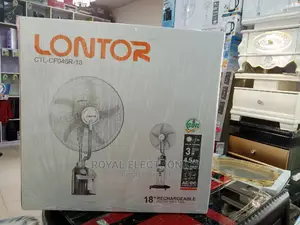 Classic Lontor(Ctl-Cf046r-18) Rechargeable Water Mist Fan