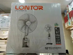 Standard Lontor(Ctl-Cf046r-18) Rechargeable Water Mist Fan