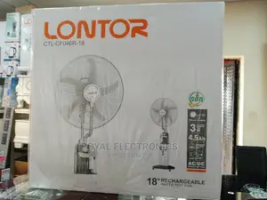 Heavy Duty Lontor(Ctl-Cf046r-18)Rechargeable Water Mist Fan