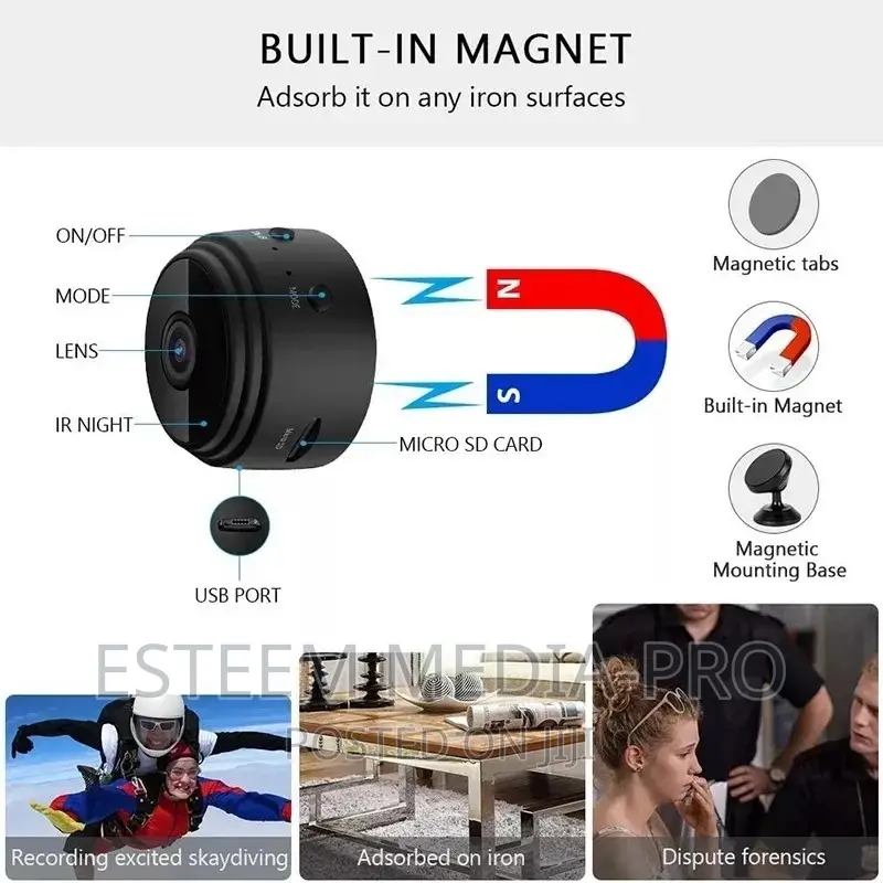 A9 Wifi Security Monitoring Spy Camera