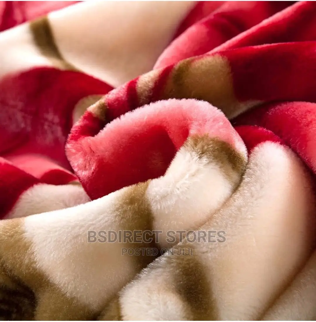 Moonstar London RED King Blanket Double Sided Extra Thick
