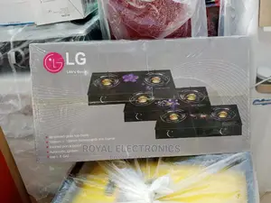 Classic LG Double Burner Glass Top Gas Cooker