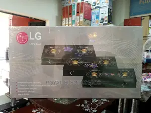 Authentic LG Double Burner Glass Top Gas Cooker
