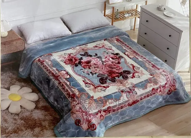 Moonstar London BLUE King Blanket Double Sided Extra Thick for
