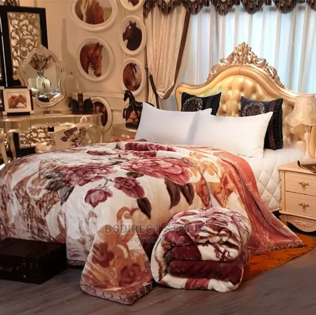 Moonstar London BROWN King Blanket Double Sided Extra Thick for