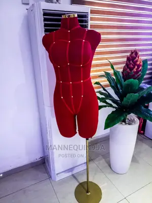 Red Female Dress Form