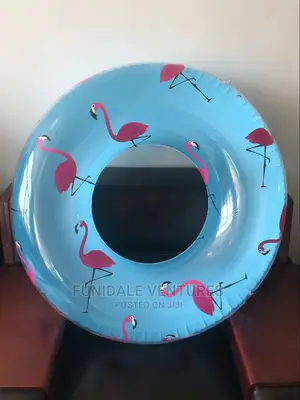 Flamingo Print Novelty Swim Ring