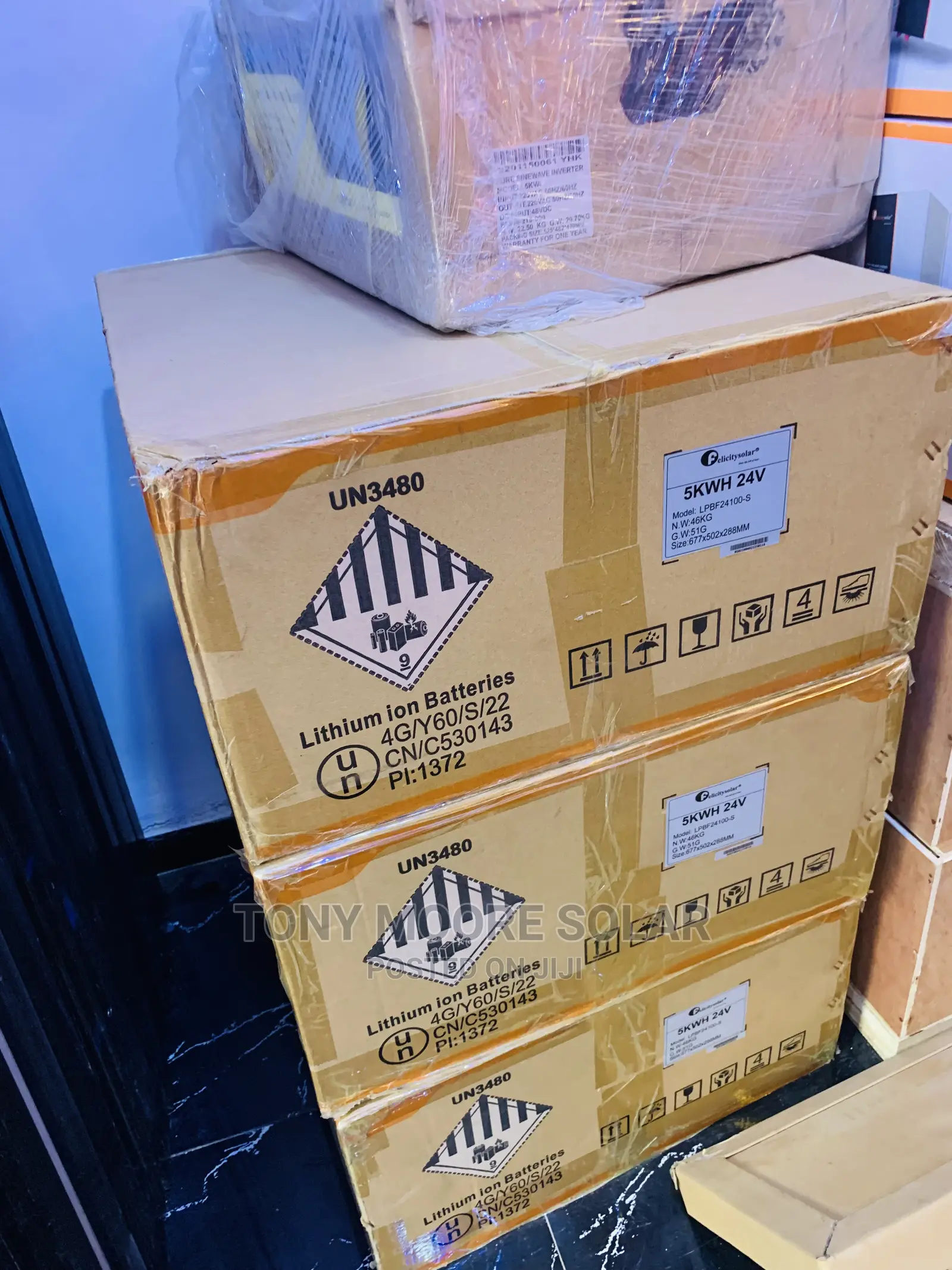 5kwh Felicity 24v Ion Lithium