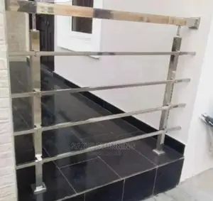 Square Pipe Rail With Knobs