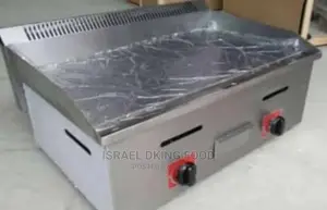 Industrial Stainless Double Burner Gas Flat Griddle