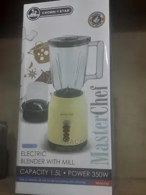 Master Chef 1.5L Electric Blender With Mill - 350w